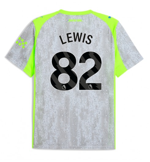 Manchester City Rico Lewis #82 Alternativní Dres 2025-26 Krátký Rukáv Manchester City Rico Lewis #82 Alternativní Dres 2025-26 Krátký Rukáv